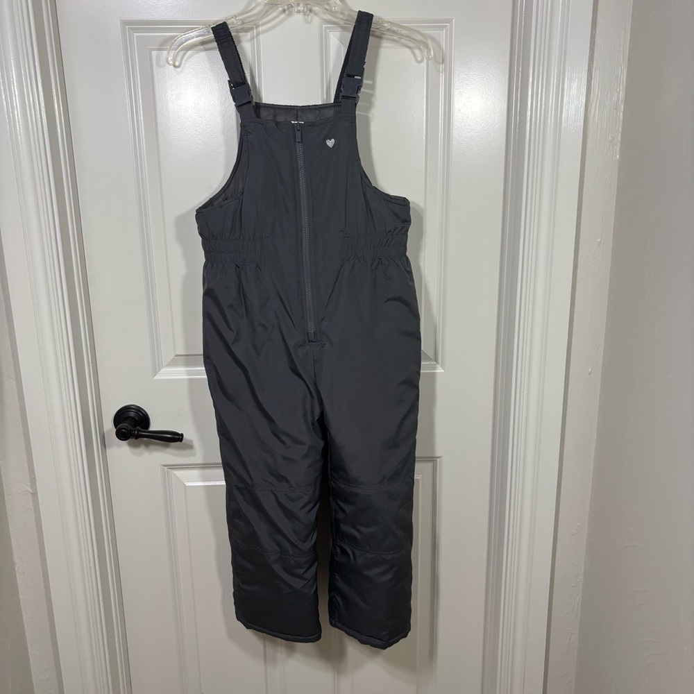 Carter's Ski Snow Bib Overalls Girl’s 6X Gray
